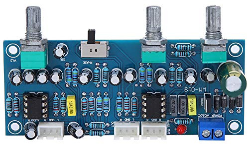 Carte préampli Subwoofer 2.1 canaux Filtre passe-bas préampli Amplificateur Circuit imprimé Carte de contrôle de tonalité avec interfaces indépendantes pour signaux de sortie pleine fréquence et grave