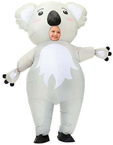 Arokibui Inflatable Koala Costume Blow up Animal Costume Cosplay Party Christmas Halloween Suit Fancy Dress Unisex Suit