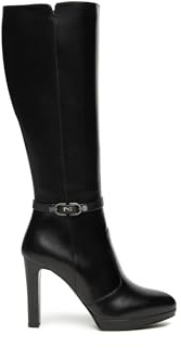 Nero Giardini I514521DE Stivali Donna in Pelle - Nero 38 EU