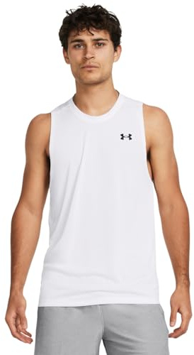 Under Armour Uomo UA Tech Tank, Canotta Palestra Uomo, Canottiera Uomo Senza Maniche, Canottiera Uomo Estiva Comoda e Leggera