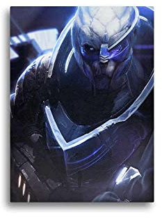 DEVplus Mass Effect Poster Erzengel Klein Leinwanddruck Canvas Print 28 x 38 cm