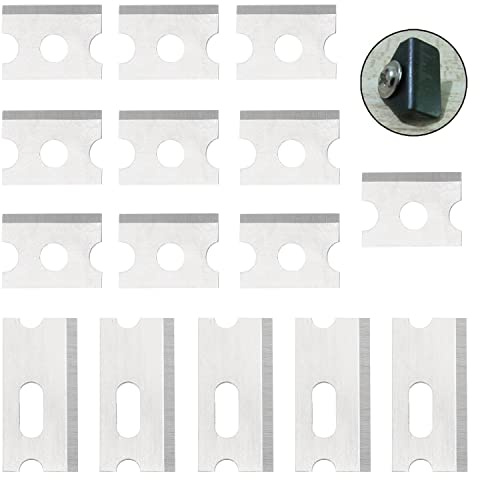 TorSor Paquete de 16 cuchillas de crimpadora Ethernet de repuesto con base de corte, piezas para kit de herramientas de crimpado RJ45, herramienta de crimpado RJ45, pelacables de cable Ethernet,