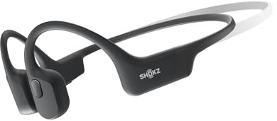 SHOKZ OpenRun Mini (AfterShokz Aeropex Mini) -Bone Conduction Open-Ear Bluetooth Sport Headphones - Waterproof Wireless Earphones for Workouts and Running - Built-in Mic (Renewed)