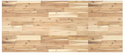vidaXL Waschtischplatte Unbehandelt 140x60x2 cm Massivholz Akazie