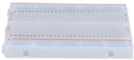 Planche à Pain sans Soudure 400 Trous – Planche à Pain Modulaire Blanche pour Projets électroniques, Facile à Combiner et à étendre – pour les Débutants et les Professionnels