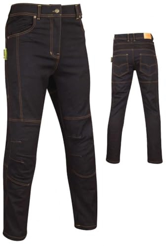 ARISTA Pantalon Moto Protector Negro Kevlar
