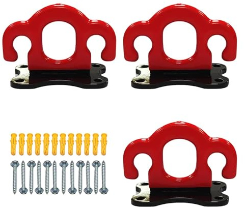 Wandhaken für Widerstandsband, Wandhaken für Widerstandsbänder | Haken an der Decke für das Training, Set mit 3 Halterungen für Körpergewicht, für das Training