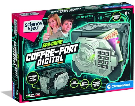 Coffre-Fort à Code Secret - Cadenas Numérique et Effets Sonores - 8 Ans+