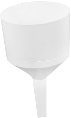 POPETPOP Embudo de Plástico para Filtración en Laboratorio y Cocina, Diseño Ergonómico que Minimiza Derrames, Tamaño Pequeño y Fácil de Usar