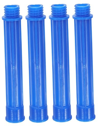 4pcs Caulking Gun Adapter Set, Plastic Blue, Extended Reach | Caulking Nozzle Tips, Caulking Nozzle Extenders, Wide Compatibility for Easy Control