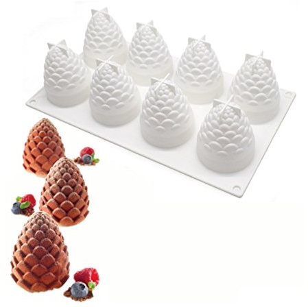 Apple Shape Silicone Mould Cake Cupcake Mousse Dessert Cookie Mould