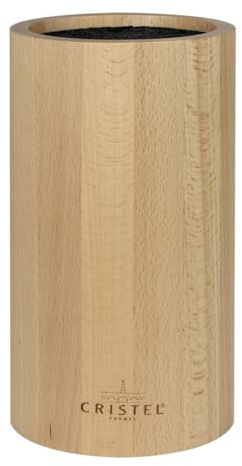 Cristel | Bloc Couteaux En Bois De Hêtre Massif à Système De Spaghetti