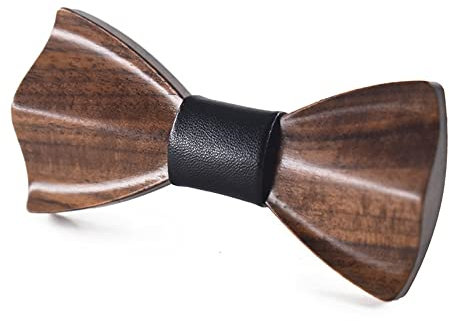 GIVBRO Kinder-Fliege, vorgebunden, Holzfliege, Jungen, Mädchen, Schleife, Holzhals, Fliege für Smoking, Jahrestag, Geburtstag, Bankett, Party