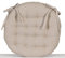 Atout Ciel Cuscino rotondo Bicolore D. 40 cm, tortora/antracite