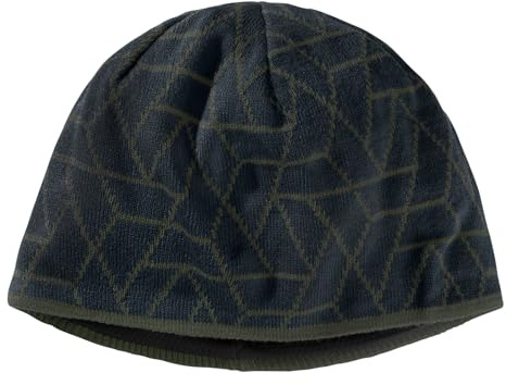 Jack Wolfskin Unisex Herren Damen Mütze Strickmütze Alpspitze Beanie, Farbe:Blau, Artikel:-1010 Night Blue