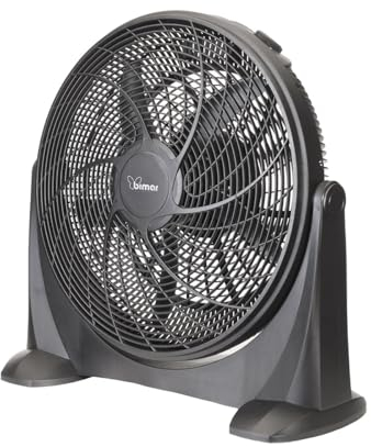 bimar VB50 Ventilatore da Pavimento 50cm Air Circulator con Regolazione Intensità e Direzione Aria. Ventilatore da Terra 3 Velocità, Inclinazione Regolabile, Elica Ø 45 cm con 5 Pale - 100W