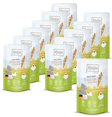 MjAMjAM - Quetschie - Chicks & Friends köstliches Huhn an feinen Möhrchen 12 x 125g