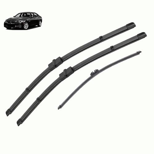 Nsnqb Auto Vorne und Hinten Scheibenwischer für BMW 5 Serie F10 F11 F06 2010-2016, 26+18+13, Scheibenwischer Wischerblatt und Wischerarm Vorne und Hinten, Scheibenwischer Set