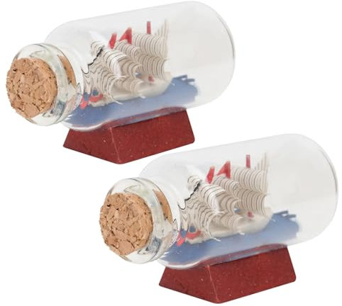 MUSISALY 2 Stück Driftflaschen Glasflaschen-tischdekor Basteldekorationen Für Flaschen Einzigartige Dekorationen Für Tische