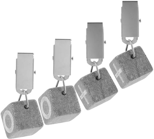 ABOOFAN Pinzas para Manteles de Mesa de Exterior Clip, 4 Piezas
