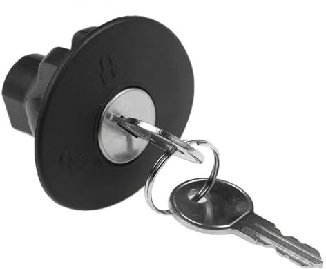 Abschließbarer Tankdeckel Kompatibel Mit Ford Für Fiesta 2011–2017 Für Flex 2009–2017 Für Focus 2012–2017 8U5Z9C268B Kraftstofftank-Einfülldeckel Verriegelbarer Kraftstofftankdeckel