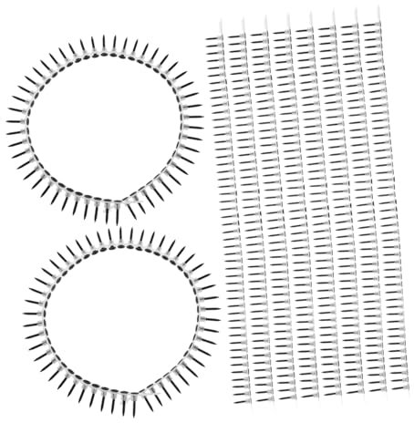 Uonlytech Kit Da 1000 Pezzi Di Chiodi Per Cartongesso Viti Da Parete Con Catena in Plastica Per Progetti Di Facile Sospensione E Ristrutturazione