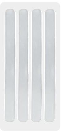 WESIYEE Cabinet Door Bumper, 4pcs Clear Wall Protectors, Furniture Bumpers, Door Stop Bumper for Refrigerator, Chair, Entrance Doors, Cabinet Doors,Toilet Covers,Toilet Lid(5.9x0.59inch)