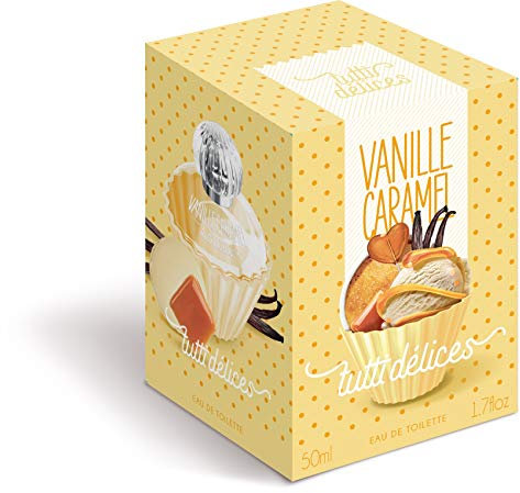 Eau de toilette pour femme TUTTI DELICES VANILLE CARAMEL 50 ml flacon (1.7 fl.oz.) - Parfum sucré pour femmes de CORANIA