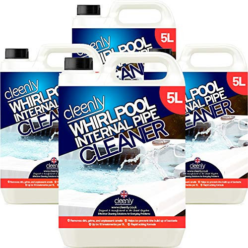 Cleenly Whirlpool Internal Pipe Cleaner - Removes Dirt, Grime, Oil & Odours from Hot Tub, Spa and Pool Pipework (20 Litres)