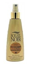 Soleil Noir - Huile Sèche Vitaminée 4 Bronzage Intense - Peaux Mates et Bronzées - Actifs Anti-Âge et Vitamines - Fabrication Française - Flacon Pompe, 150 ml