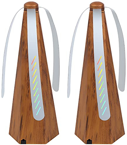 Haishell 2 ventiladores repelentes de moscas para mesas, repelente de insectos, ventilador protector de alimentos, ventilador de mesa portátil de grano de madera para exteriores e interiores, mantiene