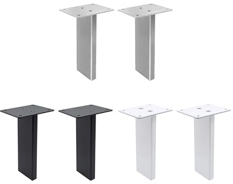 2x Natural Goods Berlin BARKONSOLE Thekenstütze Set Tresenfuß geneigt Küchen-Aufsatz Regalhalter eckig Metall Aufbau Pult Holz Glas stabil (GERADE, Schwarz)