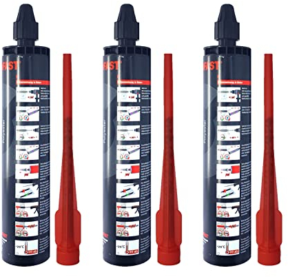 3x Remstaler VERBUNDMÖRTEL 300ml | -HÖCHSTE QUALITÄT- made in GERMANY | Injektionsmörtel | Montagemörtel