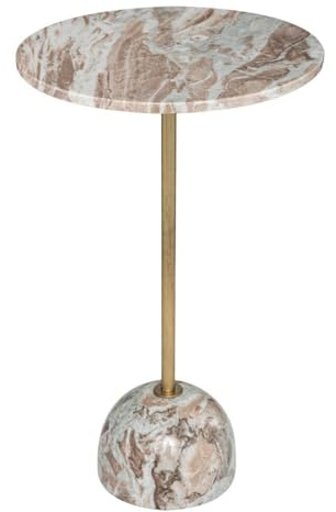 Table d'appoint Nema - marbre et métal - Atmosphera créateur d'intérieur