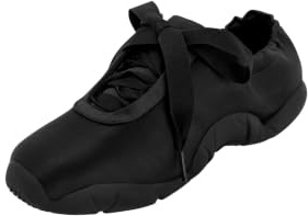 JW PEI Women's Flavia Ballerina Sneakers, Black, 6 UK