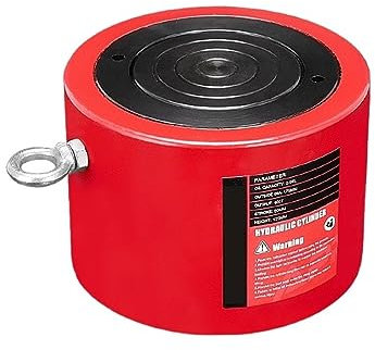 ZHELLY 100-Tonnen-Hydraulikzylinder vom kurzen Typ, hydraulischer Wagenheber, Hub 50 mm, müssen mit Hydraulikpumpen verwendet Werden Schnelles Anheben, spart Zeit und Mühe