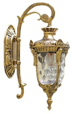 Außenwandleuchten Vintage Outdoor Wasserdichte Wandleuchte Außen Anti-Rost Aluminium Wandleuchte Patio Wandleuchte for Veranda, Garten, Garage & Haustür, Balkon ( Color : Bronze , Size : 62*23.5cm )