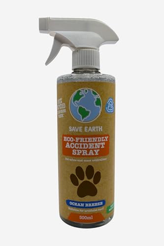 Save Earth Accident Spray - Eco-Friendly Pet Stain and Odour Remover, Effective Pet Friendly Bacteria Cleaner for Cat & Dog Urine