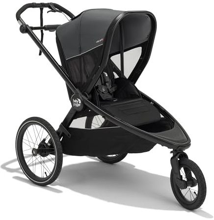 Baby Jogger Bike Trailer - Compatible with City Prix Jogging Stroller, All-Wheel Suspension & Front-Wheel Swivel for Smooth Rides, Seatback and Under-Seat Storage, and Mesh Covering