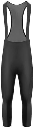 VONCYKI Salopette da ciclismo invernale, traspiranti, pantaloni lunghi per bici da strada, collant con bretelle 3D, imbottiti, in pile, termici, per bicicletta (Asia 4XL (EUR XXXL)), Colore unico,
