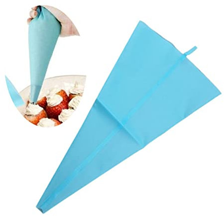 Amosfun Manga Pastelera De Silicona Reutilizable para Decoración De Pasteles y Hornear Galletas Cocina