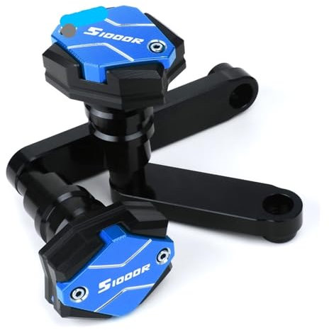 WUYUEY Sturzschutz Sturzpads für Motorrad Für BM&W S1000R S1000r 2012-2014 Motorrad Rahmen Sliders Crash Protector Fallende Schutz Pad Abdeckung(4)