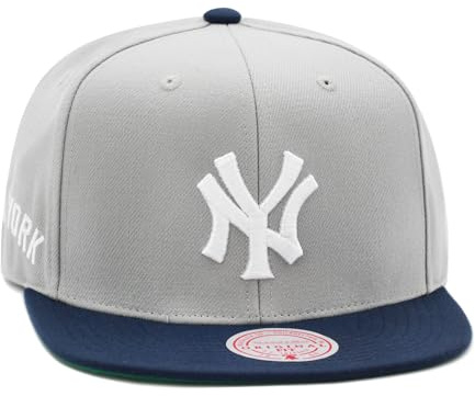 New York Yankees Team Road Color Gray Snapback Hat, GRAU, Einheitsgr��e