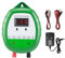 Electric Fence Energiser 10KV 3J Output High Voltage Pulse Controller, 10 Miles Electric Fence Charger Powered by 12V Battery/ AC/ Solar Power, Fence Protection for Livestock, Orchards, Gardens