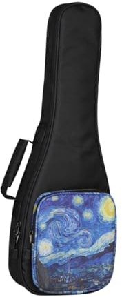 Harilla Ukulele-Tasche, Tragetasche, leichter Rucksack, wasserdicht, gepolstert, verstellbare Träger, stoßfest, für Konzertreisen im Freien, 23inch