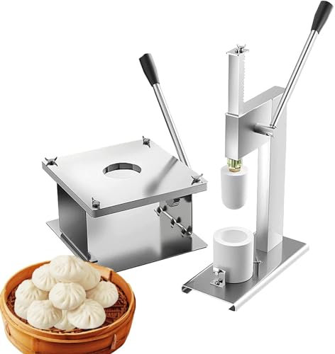 Machine à fabriquer des petits pains manuelle créative, ensembles d'outils de cuisson en acier inoxydable pour Baozi Maker, pour cuisiner de délicieux Baozi pour les restaurants, la maison et le com