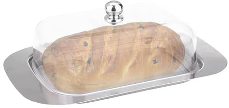 Beurrier rectangulaire générique en faïence - Comptoir familial de beurrier à carreaux rouges, parfait pour protéger votre beurre des insectes | Style vintage et pratique, idéal pour la cuisine