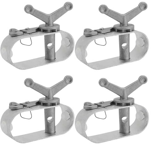 Tendifilo per Recinzione,4Pcs Tendifilo Lega Alluminio,Tendifilo Stendibiancheria,Cricchetto per Copertura Piscina,Accessori da Campeggio per Mantenere Pulita Piscina,Recinzione a Catena,Giardinaggio