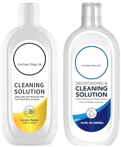 Nettoyant Pour Sols, 500mL Lot de 2, Parfum Subtil & Citron, Produit Nettoyant Compatible avec Tineco FLOOR ONE S3/S5/S6/S7, iFLOOR Séries