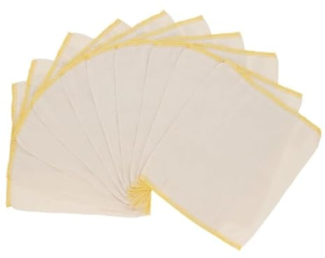 Hypf Prefolds 100% Baumwolle - 10er Set Newborn 28x30cm